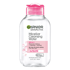 Garnier SkinActive Micellar Cleansing Water All in 1 Makeup Remover, Face Cleanser, 3.4 fl oz