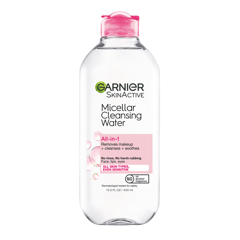 Garnier SkinActive Micellar Cleansing Water All in 1 Makeup Remover Cleanses, 13.5 oz - Walmart.com