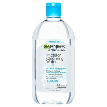 Garnier SkinActive Micellar Cleansing Water All in 1 Removes Waterproof Makeup, 23.7 fl oz