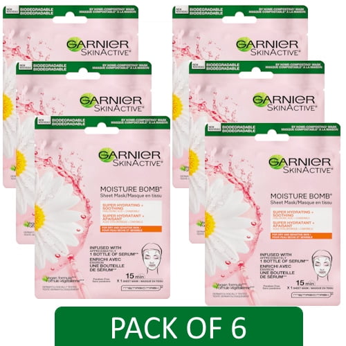 Garnier SkinActive Moisture Bomb Hydrating Beauty Face Mask with