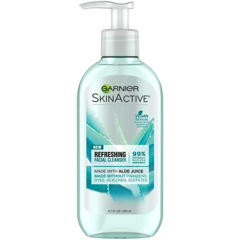 Garnier SkinActive Aloe Juice Face Wash, Refreshing Cleansing Gel