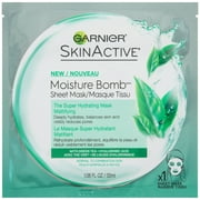 Garnier SkinActive Super Hydrating Sheet Mask, Mattifying, 1.08 fl. oz.