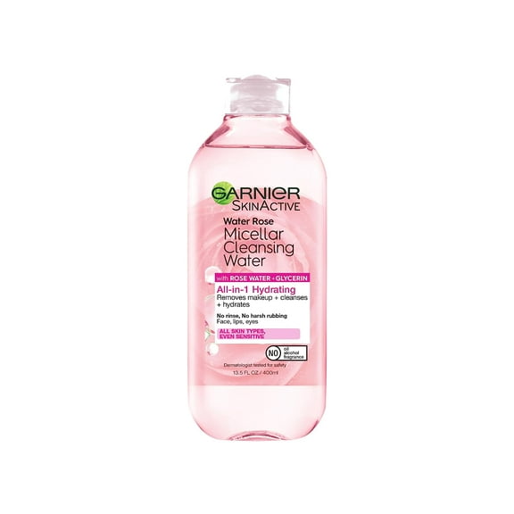 Garnier SkinActive Water Rose Micellar Cleansing Water, 13.5 Oz, 6 Pack