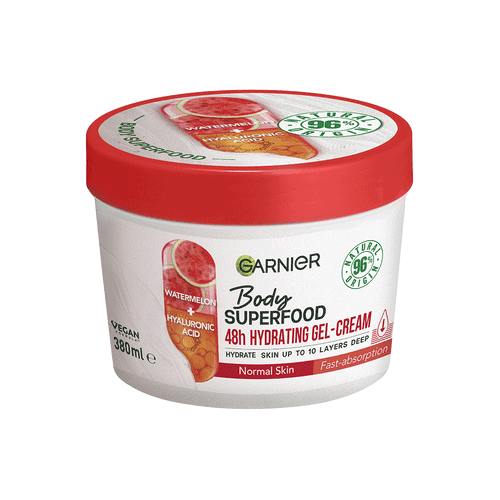 Garnier Superfood Watermelon & Hyaluronic Acid Body Cream 380ml