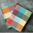 thumbnail image 1 of Garnier Thiebaut, 4 Napkins Yukon Multicolor 22"x22" 100% ELS Cotton Cloth Napkins, 1 of 1