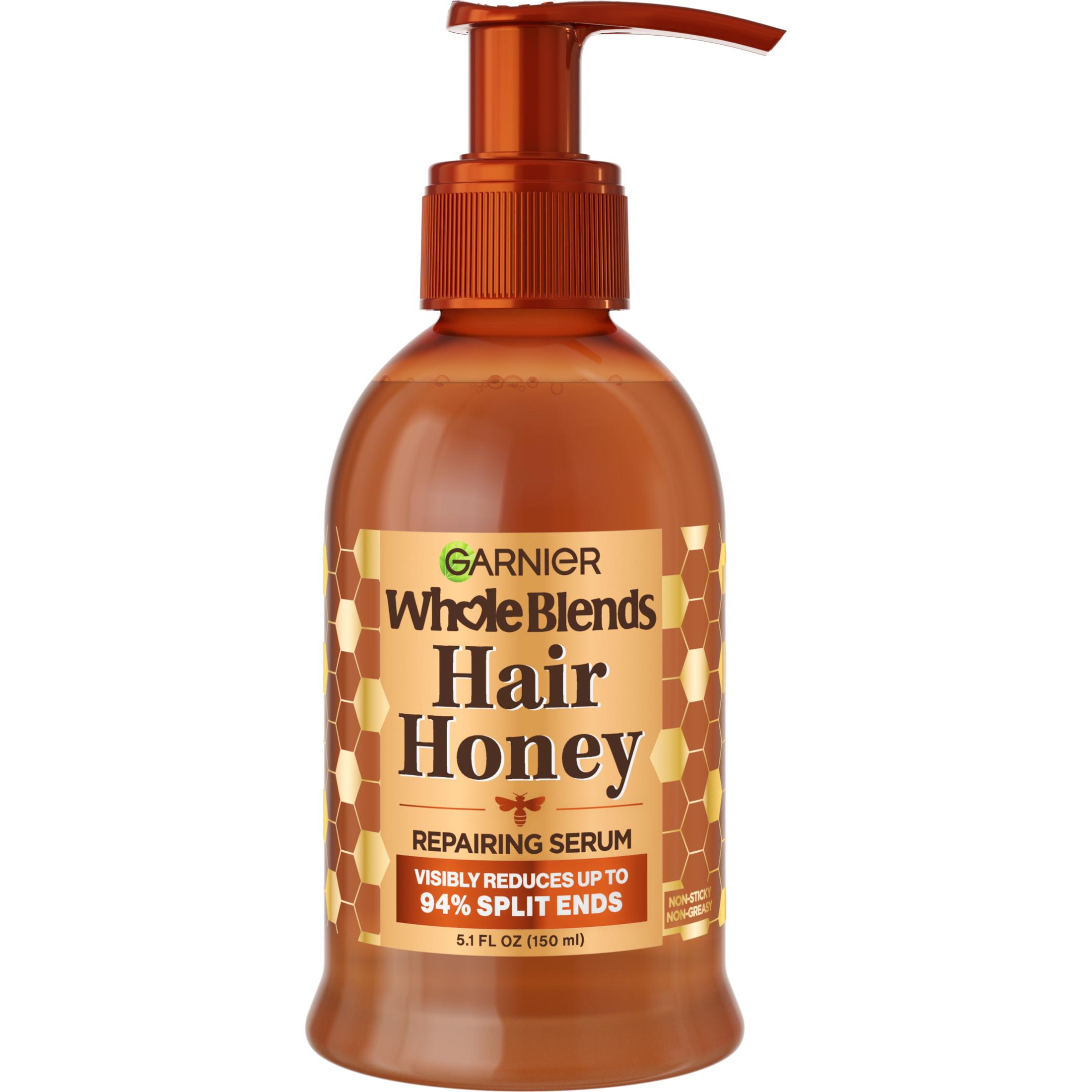 Garnier Whole Blends Honey Treasures Hair Honey Repairing Leave In Serum, 5.1 fl oz - image 1 of 12