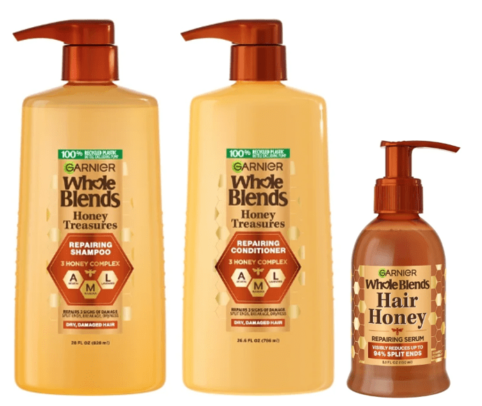 Garnier Whole Blends Honey Treasures Repairing Shampoo