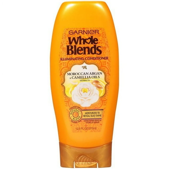 Garnier Whole Blends Illuminating Conditioner Moroccan Argan & Camella Oils 12.5 oz