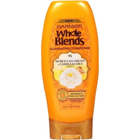 Garnier Whole Blends Illuminating Conditioner with Moroccan Argan, 12.5 fl oz