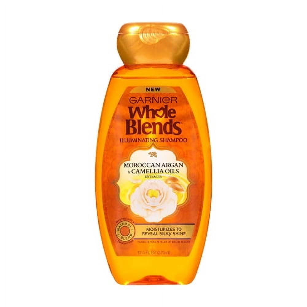 Garnier Whole Blends Illuminating Hair Shampoo, 12.5 Oz, 6 Pack