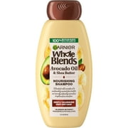 Garnier Whole Blends Nourishing Shampoo with Avocado Oil and Shea Butter, 12.5 fl oz