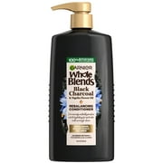 Garnier Whole Blends Black Charcoal and Nigella Flower Oil Conditioner, 26.6 fl oz