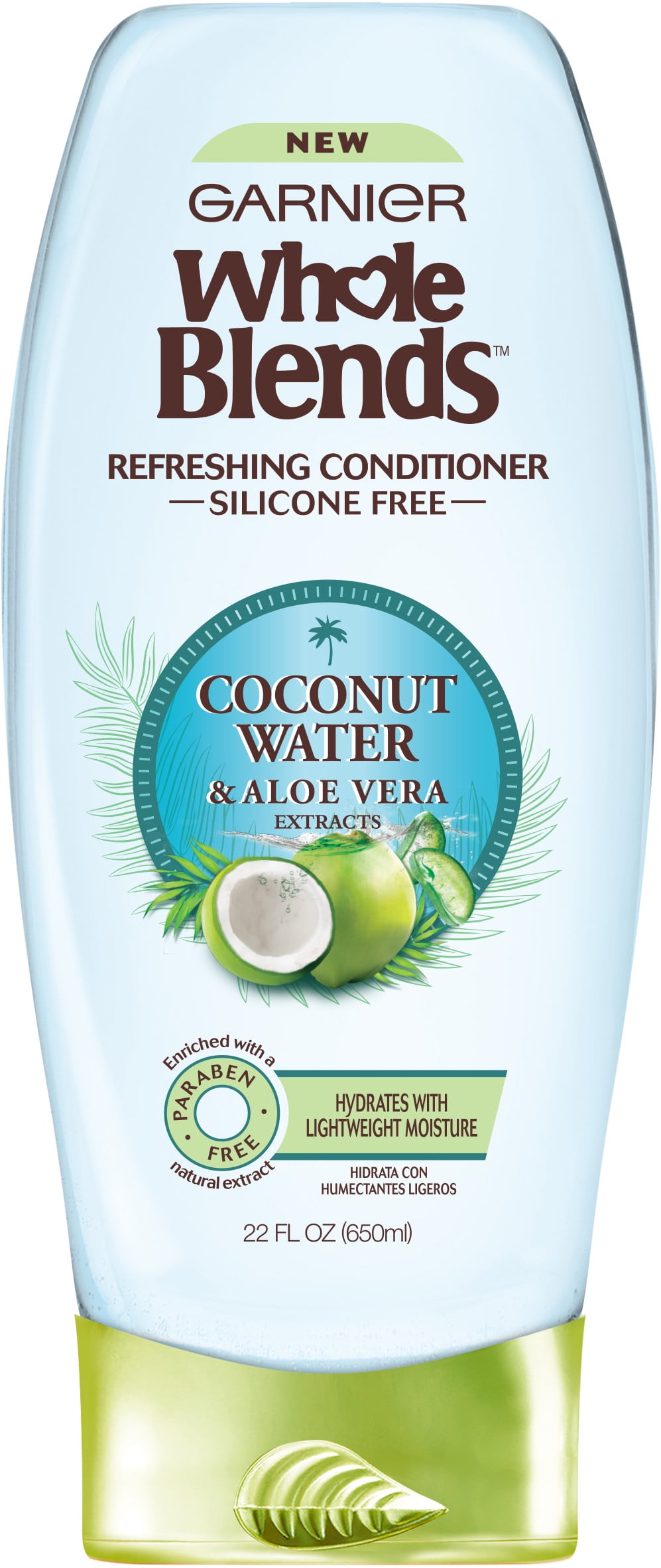 Garnier Whole Blends Refreshing Conditioner with Coconut Water Aloe Vera,  22 fl oz - Walmart.com