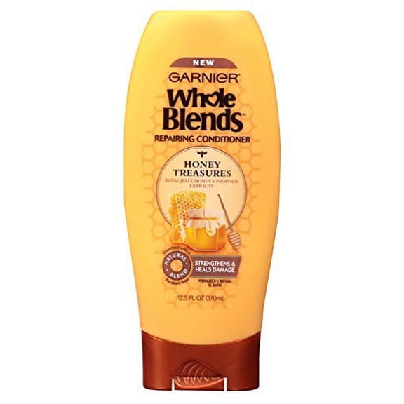 Garnier Whole Blends Repairing Conditioner Honey Treasures, Damaged Hair (Pack of 6)