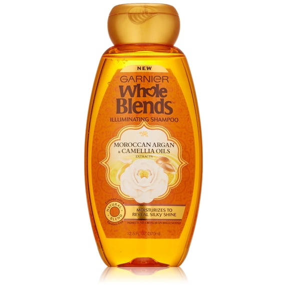 Garnier Whole Blends Shampoo With Moroccan Argan & Camellia Oils Extracts, 12.5 Fl. Oz. Packaging May Vary
