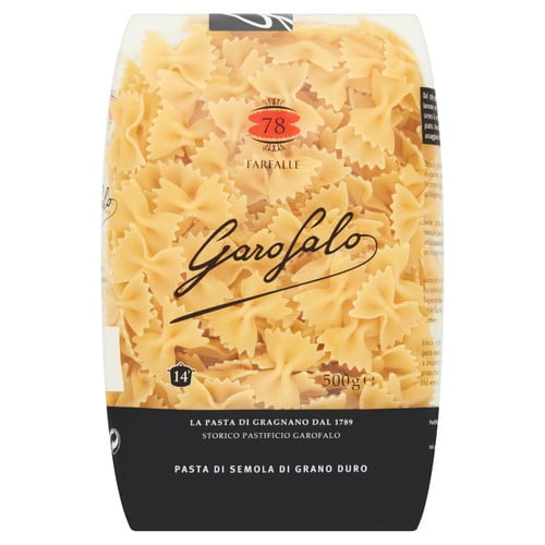 Garofalo Farfalle Pasta 500g, British Import (Pack of 3)