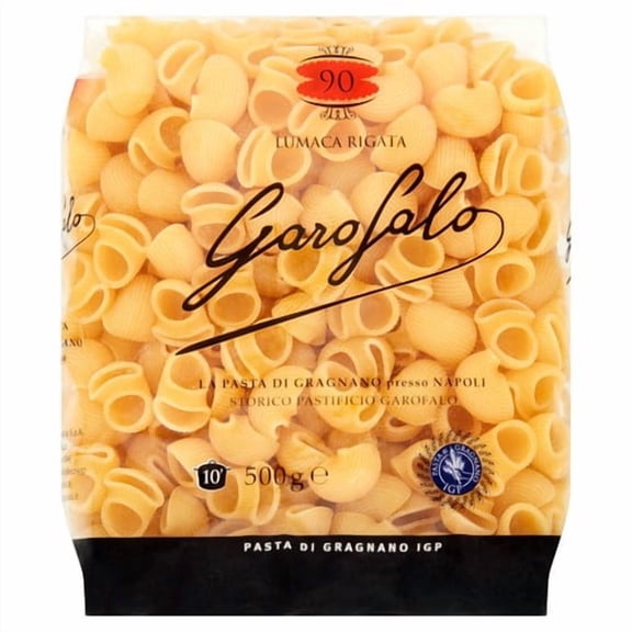 Garofalo Lumaca Rigata Pasta 500g, British Import (Pack of 3)