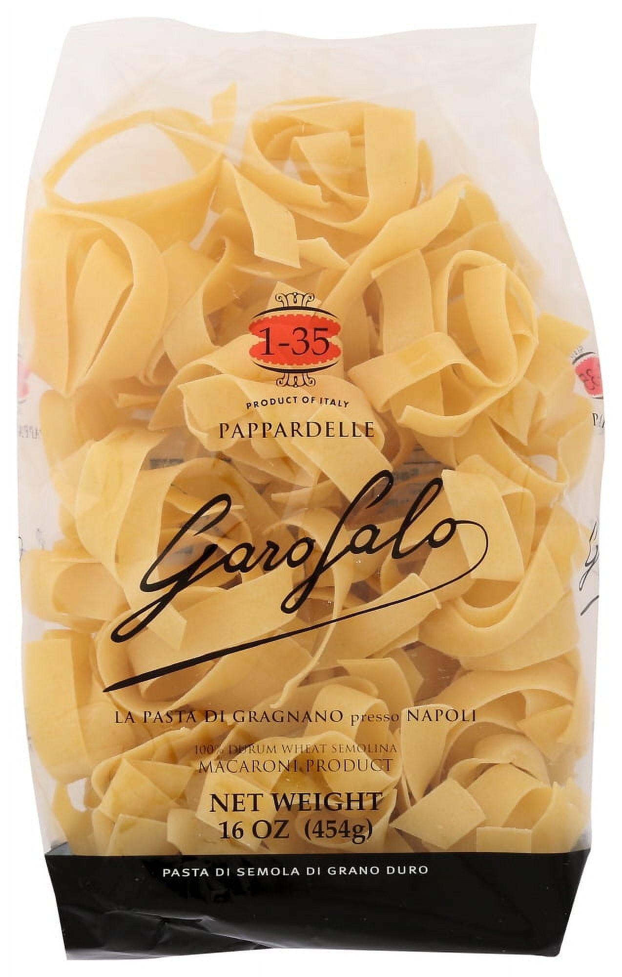Garofalo, Italian Pappardelle Pasta, 16 Oz, Wide Pasta Strips - Walmart.com