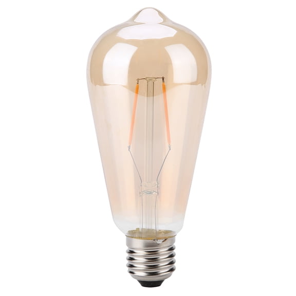 Garosa E27 Brown Glass Retro LED Light Lamp Bulb Lighting Decoration, for Coffeehouse LED BulbsLight Bulbs (2W)