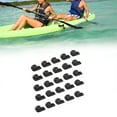 thumbnail image 1 of Garosa Kayak Hook,25pcs J Hooks Black Nylon Lashing Hooks for Kayak Bungee Cord Canoes Boats Accessory, Kayak Hook, 1 of 7