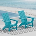 Garpans Adirondack Chairs Set of 2 All Weather Outdoor Adirondack Chair
