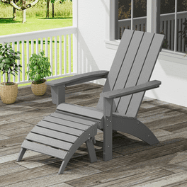 Zenvida Matanzas Adirondack Chair Resin Outdoor Patio Furniture Walmart