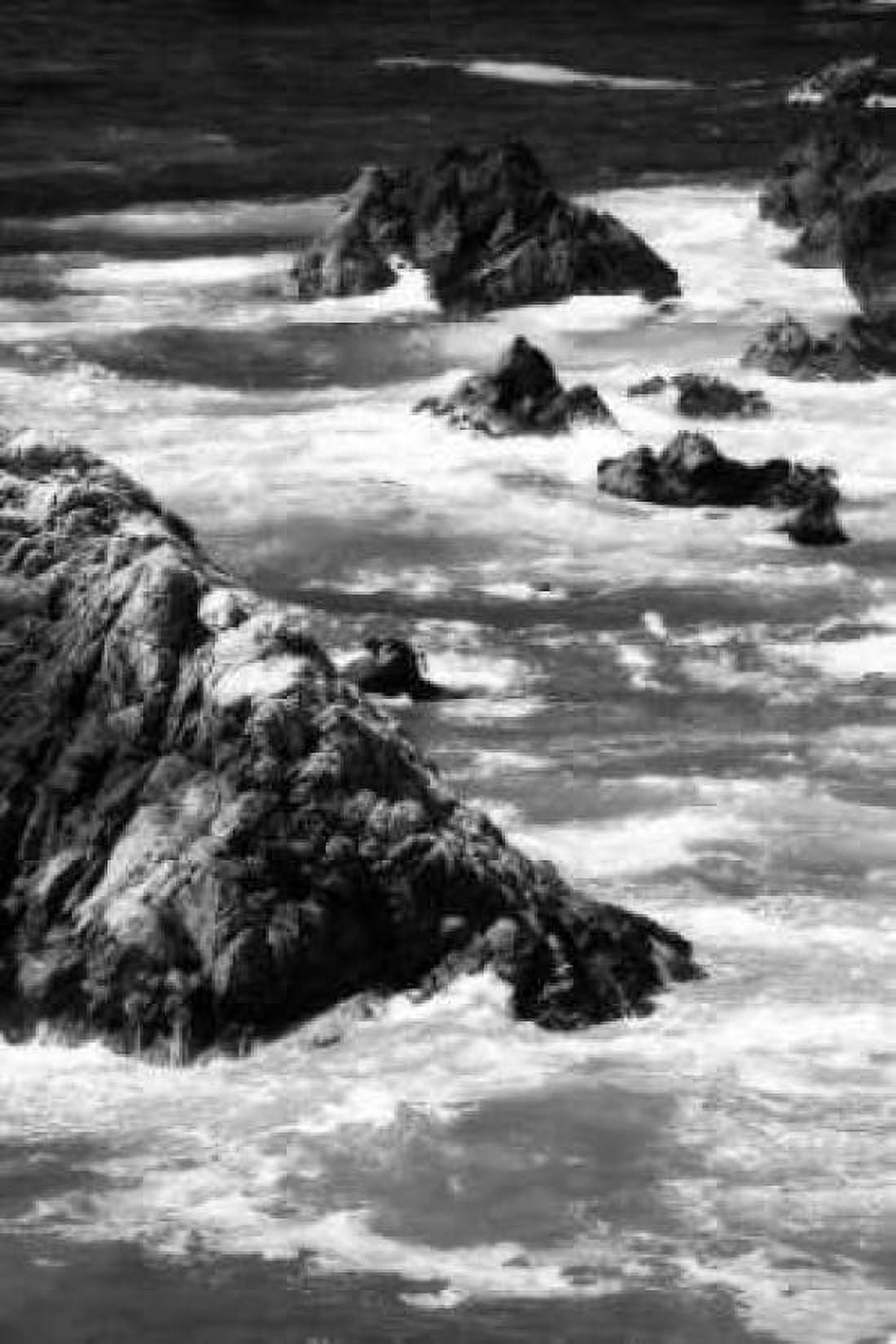 Garrapata Highlands 6 BW Canvas Art - Alan Hausenflock (12 x 18)
