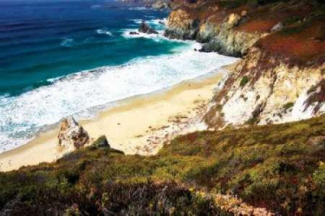 Garrapata Highlands II Canvas Art - Alan Hausenflock (12 x 18)