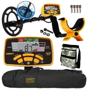 Garrett ACE 300 Metal Detector w/ 7 x 10 Waterproof Coil, Carry Bag, Camo Pouch