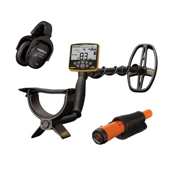 Garrett ACE APEX Metal Detector Wireless Package Bundle 1