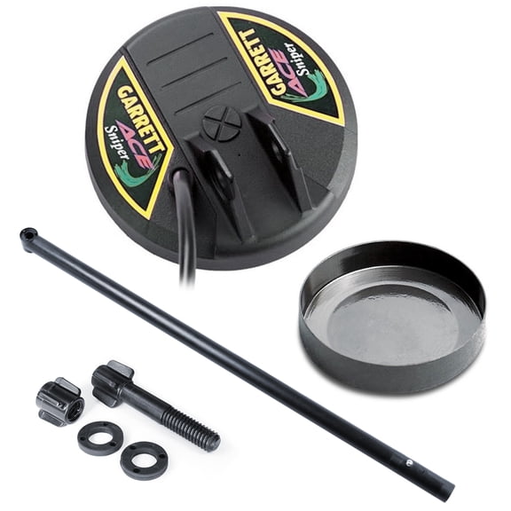 Garrett ACE Series 4.5'' Sniper Search Coil w/ Cover, Lower Rod & Hardware