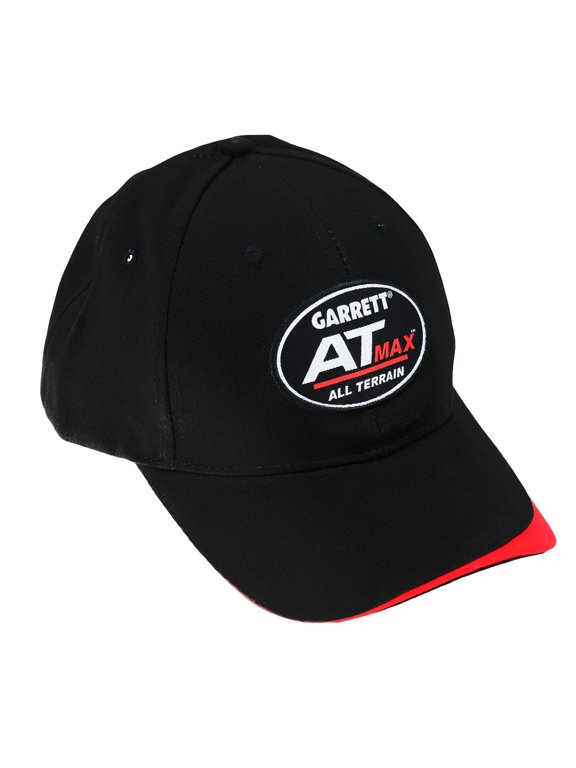AT MAX Black Baseball Cap One Size Fits All with Fastener Strap 1664600