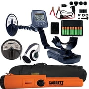 Garrett Goldmaster 24k Metal Detector w/ 6 x 10 Coil Elliptical DD and 6 Round Concentric Coils with Garrett Carry Bag and Garrett Pro-Pointer AT Pinpointer