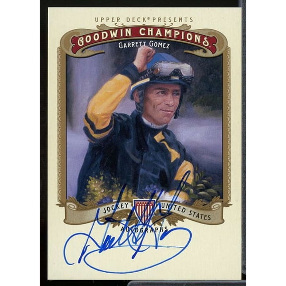 Garrett Gomez E Card 2012 Upper Deck Goodwin Champions Autographs #AGO