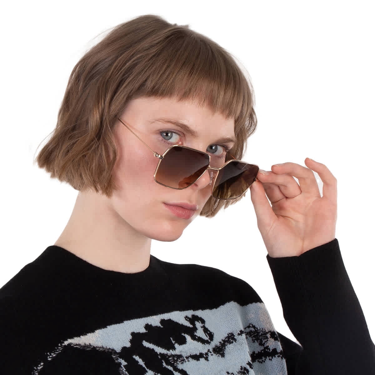 NEW GARRETT LEIGHT women\'s meadow sun sunglasses in douglas fir MEADOW SUN by GARRETT LEIGHT | Try on glasses online & find  main image 2