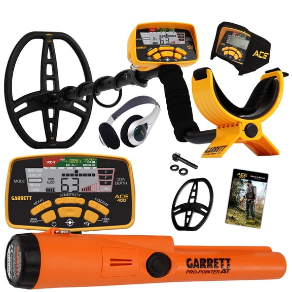 Garrett Metal Detectors ACE 400 Special Bundle with Pro-Pointer AT GAR1141264 Metal Detectors