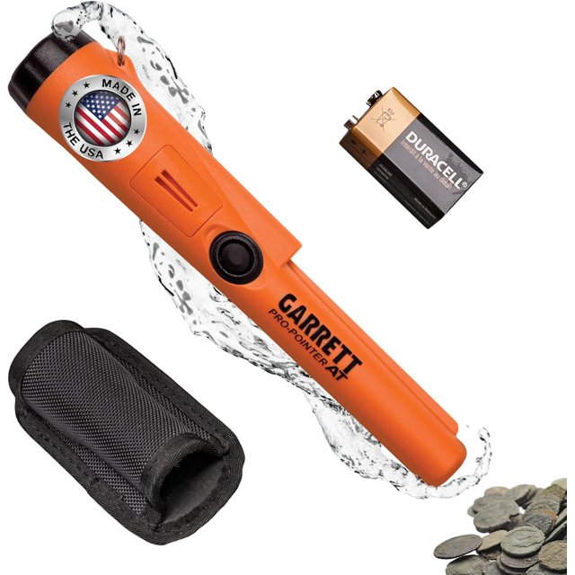Garrett ProPointer A.T. Pinpointer Metal Detector for Adults, Made in