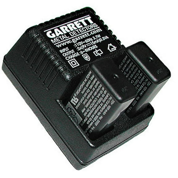 Garrett Rechargeable Battery Kit, 2 Ni-MH Battery and 110V Charger for CSI PRO-POINTER, SuperWand, THD and Super Scanner