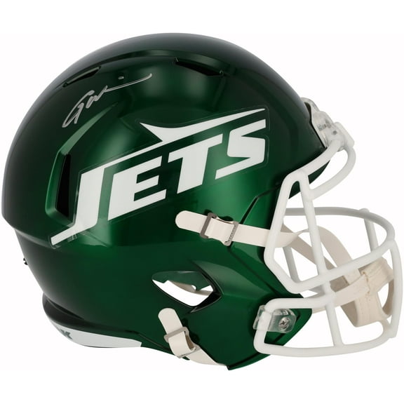 Garrett Wilson New York Jets Autographed Riddell 2023 Alternate Speed Replica Helmet - Fanatics Authentic Certified