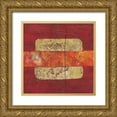 thumbnail image 1 of Garrido, Jerome 15x15 Gold Ornate Wood Framed with Double Matting Museum Art Print Titled - Le totem du temple rouge, 1 of 4