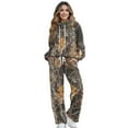 thumbnail image 1 of Garronmavis 2 Piece Sweatsuits for Women Camo Hoodie Womens Sweat Set Casual Outfits Long Sleeve Sweatshirt Wide Leg Sweatpant Loungewear Set Pullover Tracksuit, Size L, 1 of 6