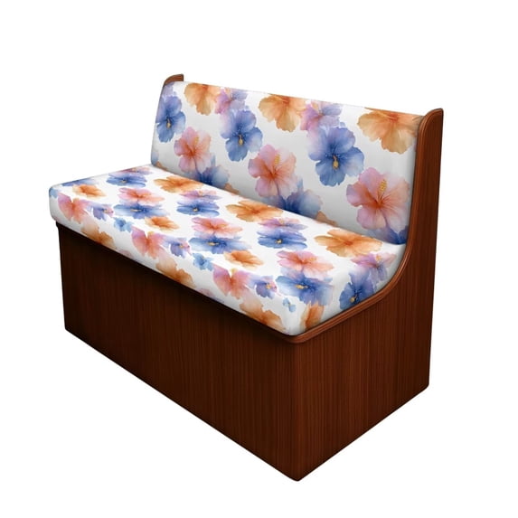 Garronmavis Aesthetic Flower RV Cushion Covers RV Cushion Covers Dinette Booth Seats Washable Cushion Slipcovers with Non Skid and Elastic for Kids Pets