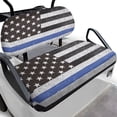 thumbnail image 1 of Garronmavis American Flag Police Golf Cart Front Seat Covers Suitable for All Weather Conditions Easy Install and Clean Golf Cart Elastic Seat Covers Lightweight Accessiores, 1 of 6