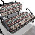 thumbnail image 1 of Garronmavis Aztec Geometry Golf Cart Seat Covers Set Easy to Install Breathable Split Backrest Front Seat Cover Keeps Comfortable Interior Accessiores for Hot Weather, 1 of 6