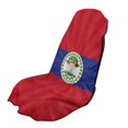 thumbnail image 1 of Garronmavis Belize Flag Print 1 PC Front Car Seat Towel Cover Stain Resistant Breathable Non-Slip Universal Fit for Cars SUVs Trucks Sedans Vans Daily Commute Use, 1 of 9