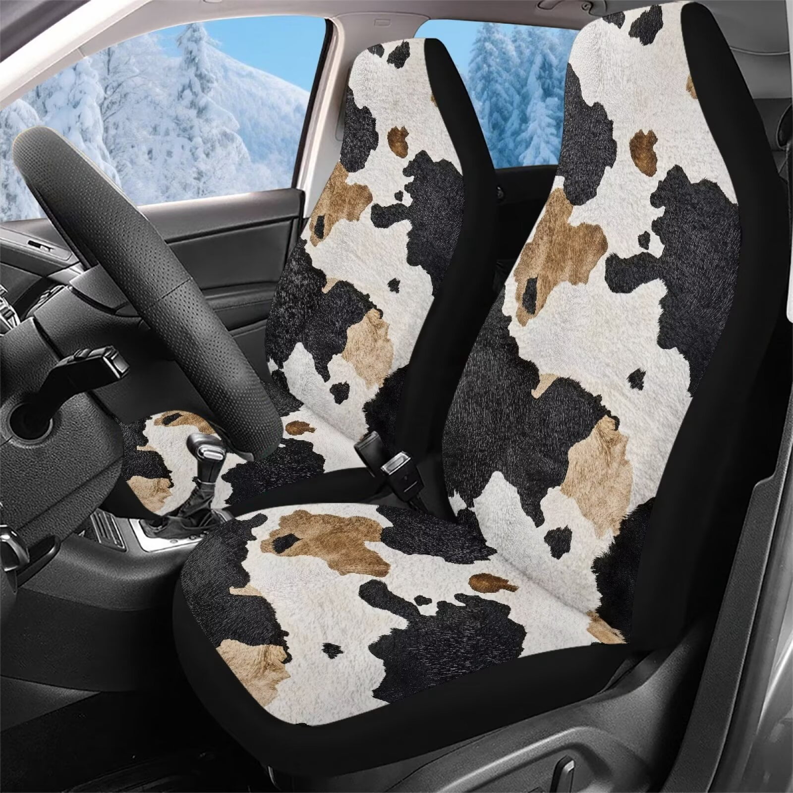 Black Paw Car Seat Covers