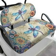 thumbnail image 1 of Garronmavis Bohe Dragonfly Golf Cart Seat Covers for Daily Protection, Breathable Air Golf Cart Rear Seat Cover Accessories for Most Original Front Seat, No Stapler Needed, 1 of 6