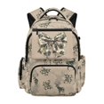 thumbnail image 1 of Garronmavis Camo Deer Bow Bookbag for Girls 10-12 Daypack Backpacks with Adjustable Strap Portable Handle 17 Inch Knapsack Padded Rucksack for Travel, 1 of 7