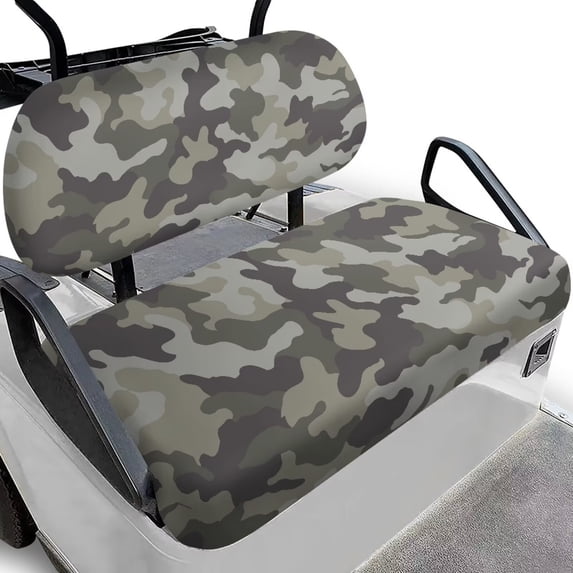 Garronmavis Camouflage Hunter Universal Golf Cart Seat Covers All Seasons Washable Front Seat Cover for Outdoor Protection Smooth and Simple Easy to Install Interior Accessories