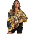 thumbnail image 1 of Garronmavis Camouflage Pullover for Women Oversized Camo Deer Crewneck Soft Daily Top Long Sleeve Pullover for Women, Size S, 1 of 6